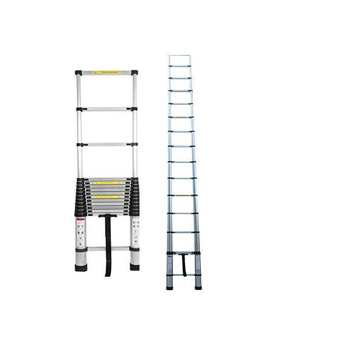 Telescopic Folding Ladder Extension Aluminum 6.2m - Image 3