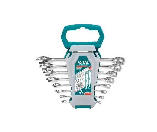 Total 8pcs combination spanner set Size:6-19mm - Image 3