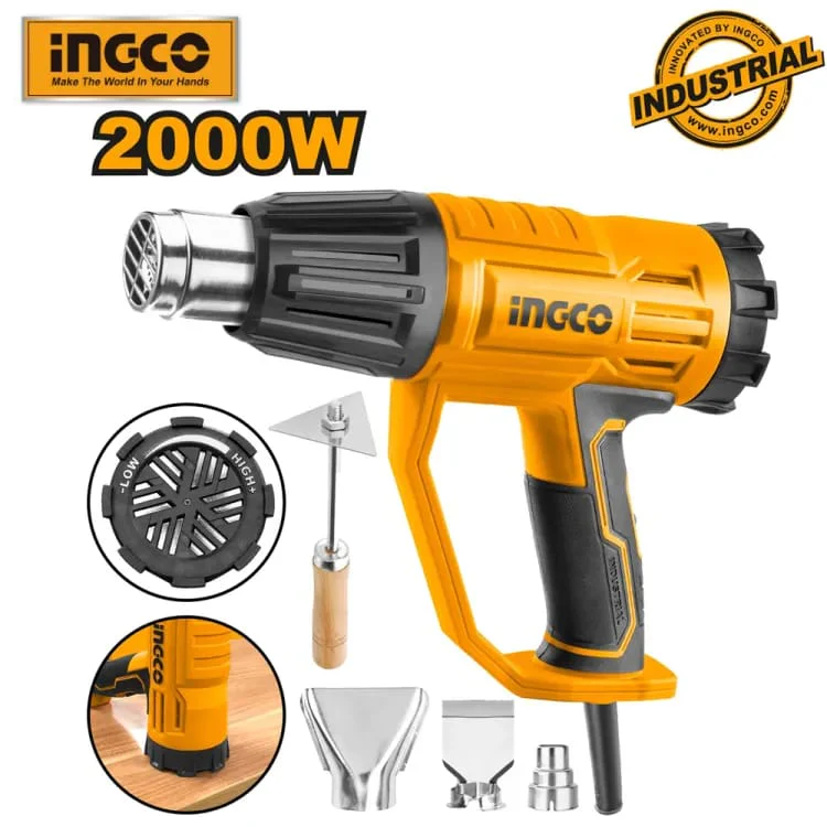 INGCO Heat gun 2000W - Image 2