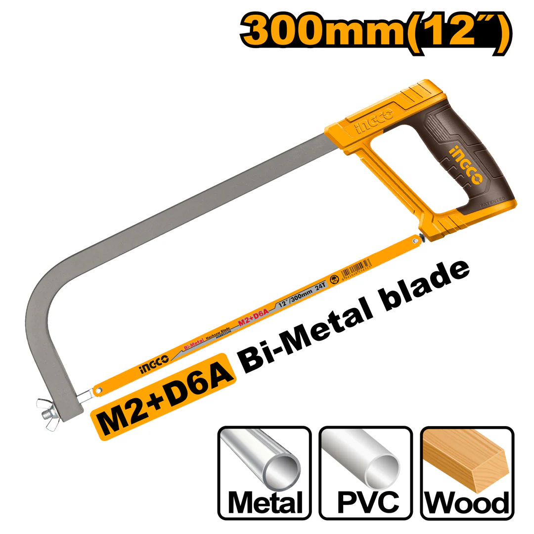 Ingco Hacksaw frame Size:300mm/12" - Image 3