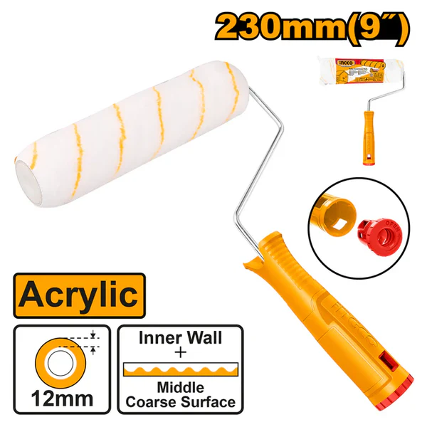 Ingco Cylinder brush(Inner wall) Size:230mm/9" - Image 3