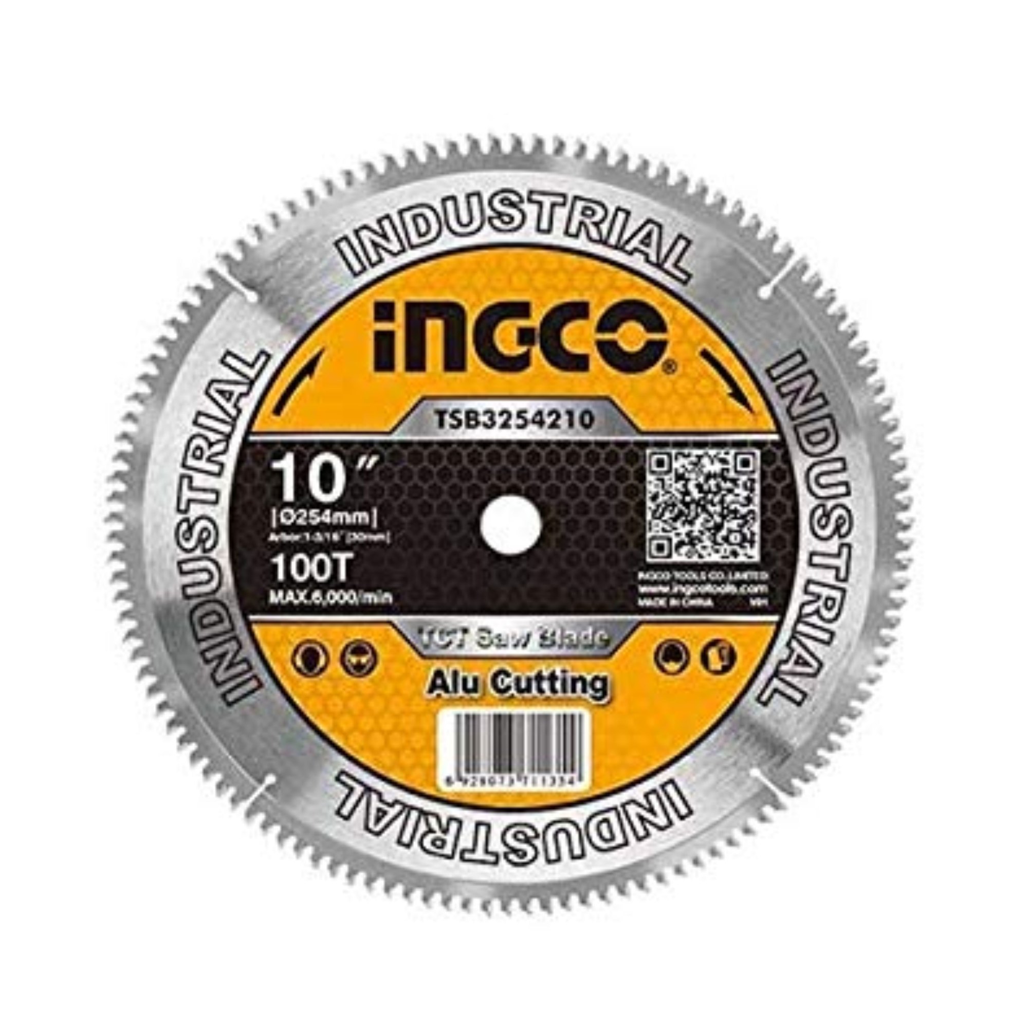 INGCO TCT saw blade for aluminum 254mm(10")